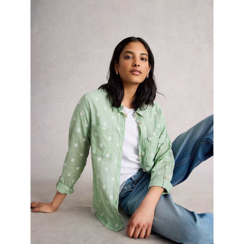 White Stuff Sophie Organic Cotton Shirt image number 6